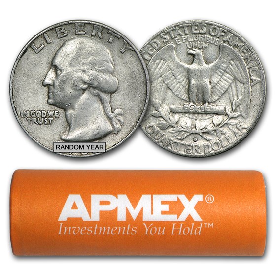 90% Silver Coins - $10 Face Value Roll 90% Silver Coins - $10 Face Value Roll